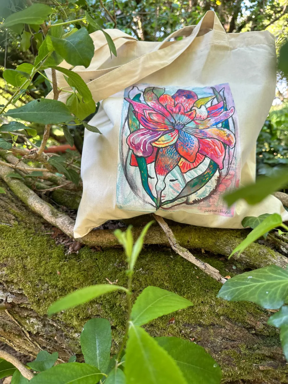 Flower - Bag 100% organic cotton